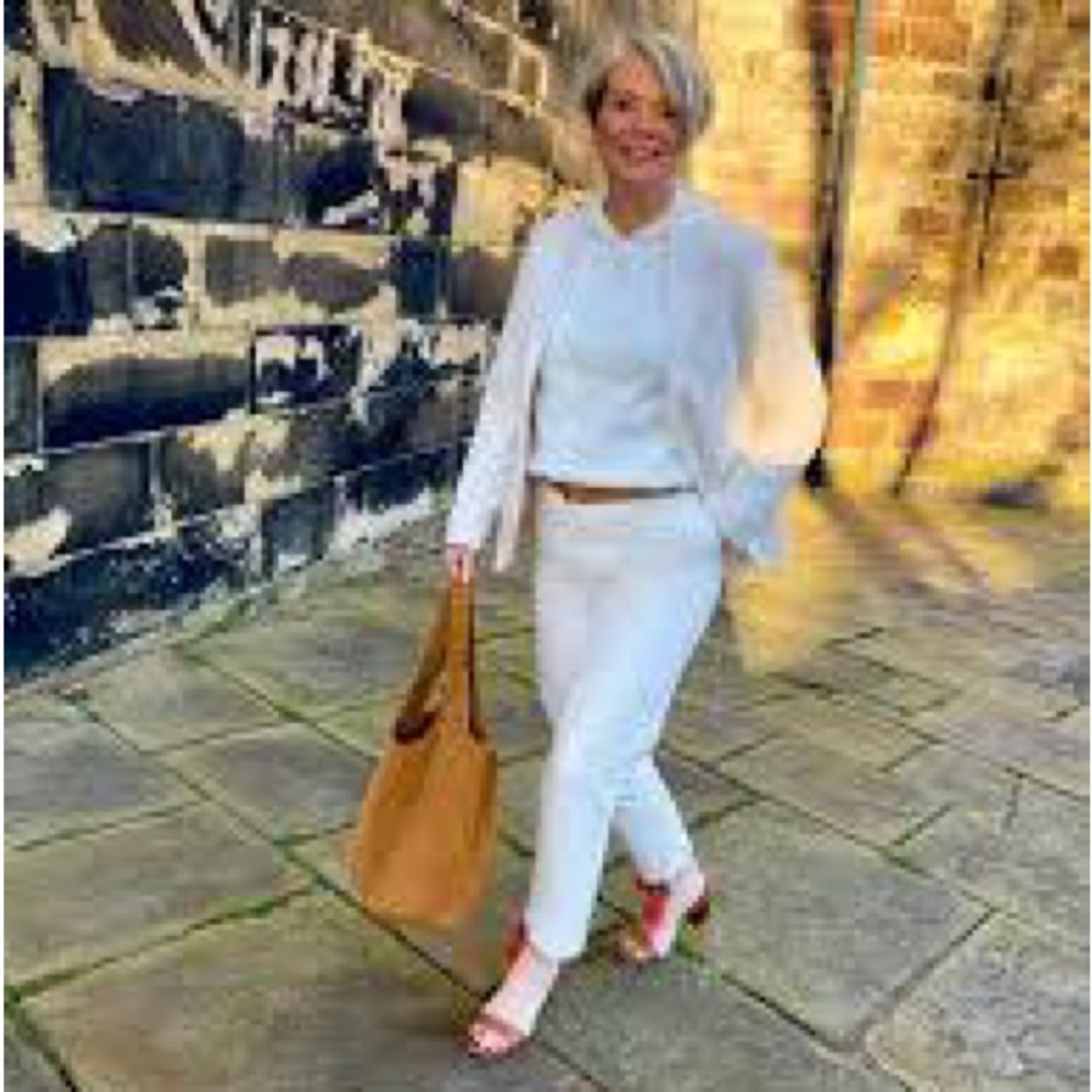 Uniqlo Ines de la Fressange Paris Utility Jacket, Eggshell, XL Chic Modern VGUC